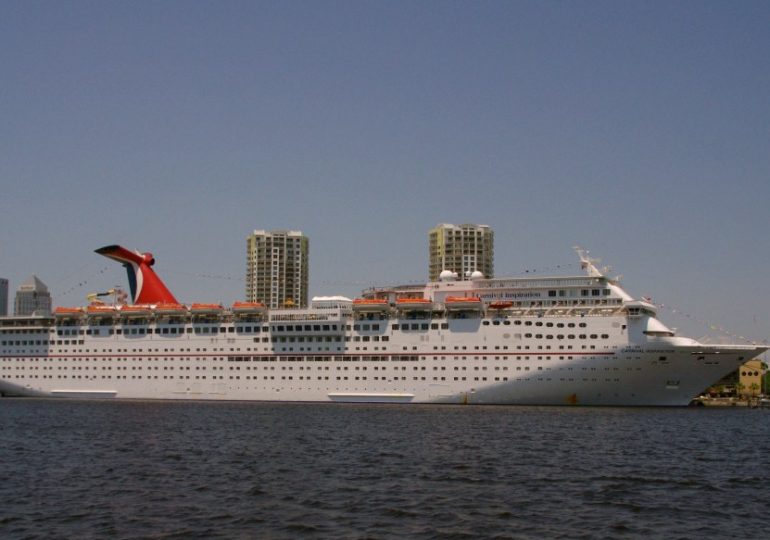 Inside abandoned £240million ‘Fantasy’ cruise ship left shrink-wrapped with poker chips still on casino tables