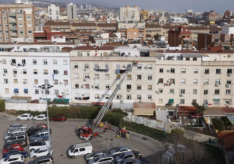 Three dead after Barcelona apartment block collapses as sniffer dogs uncover remains left in rubble