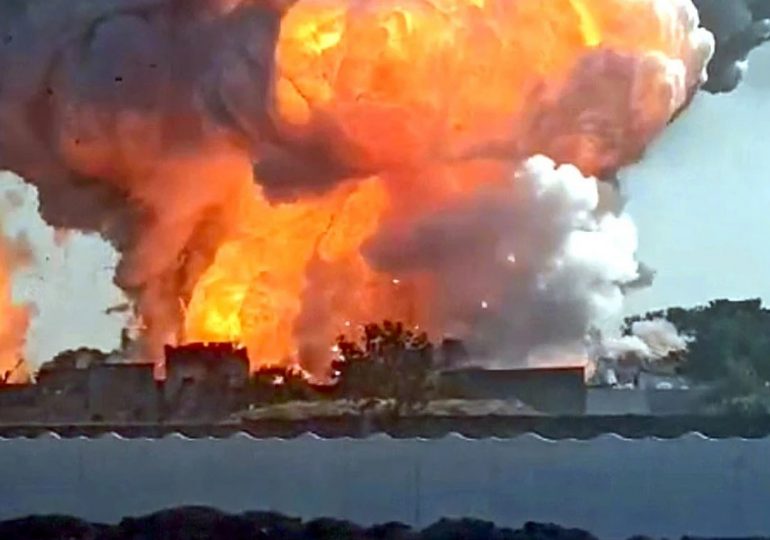 At least 11 dead in massive explosion at fireworks factory with blast felt 10 miles away and dozens injured in India