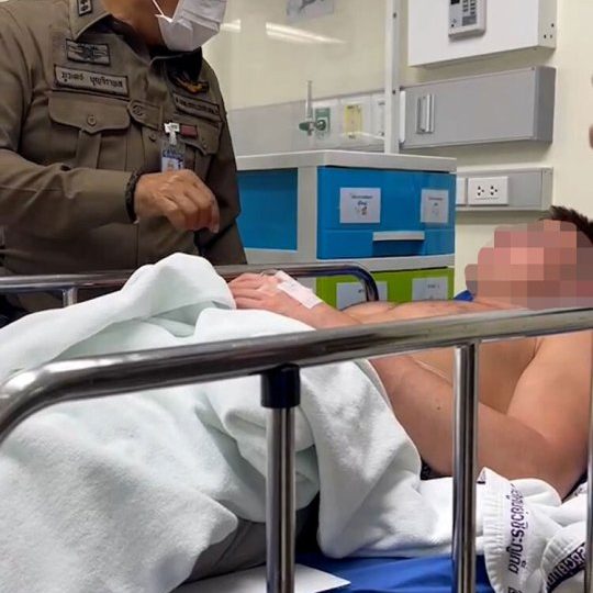 Three Brits injured when wild party involving Thai sex workers turned into knife battle ‘like World War Three’