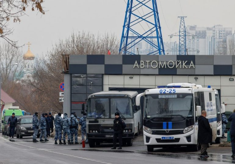 Chilling riot preparations ahead of Alexei Navalny’s funeral today with Putin’s army brought in amid fears of arrests