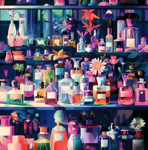 Everyone can see the perfume bottles but only those with high IQ can spot the hidden lipstick in 10 seconds