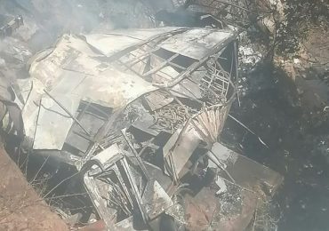 South Africa bus crash: At least 45 dead after vehicle falls off bridge & erupts into flames with child ‘sole survivor’
