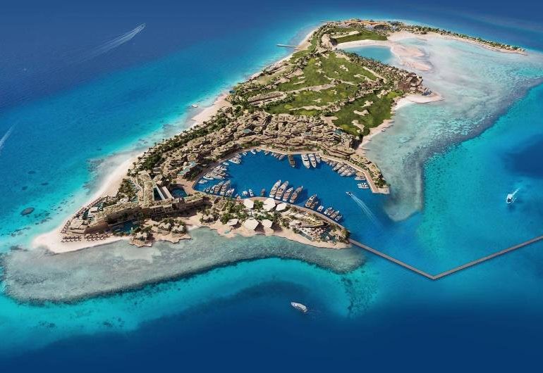 Saudi Arabia insists first part of $500bn NEOM Megacity WILL be open this year with ultra-lux island resort