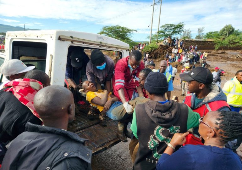 At least 45 dead including 17 children as dam bursts in Kenya sweeping away houses in thick mud after weeks of storms