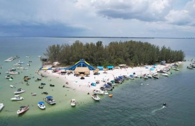 Deserted private party hotspot ‘Beer Can Island’ famous for boozy parties & all-night raves goes on sale for £11million