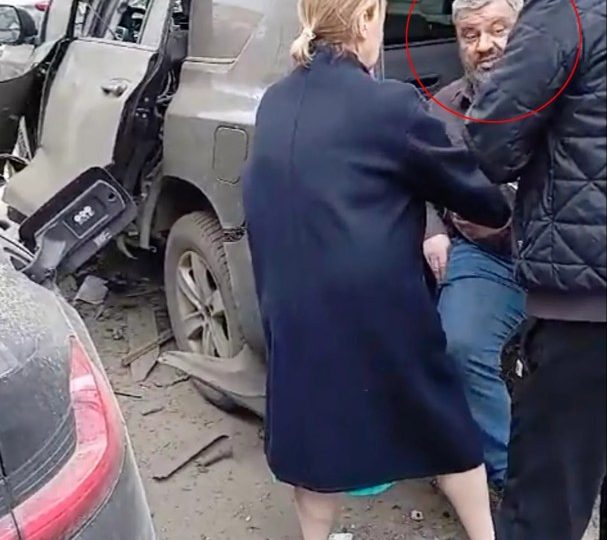 Dramatic moment treacherous Ukrainian secret service colonel is BLOWN UP in car bomb assassination bid in Moscow