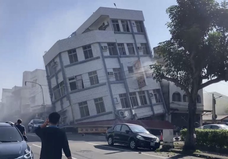 Over-7 Magnitude Earthquake Rocks Taiwan, Felling Buildings and Causing a Tsunami