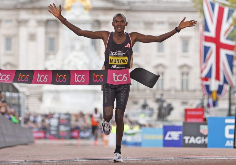 London Marathon: Munyao Wins Men’s Race as Jepchirchir Breaks Women’s-Only World Record