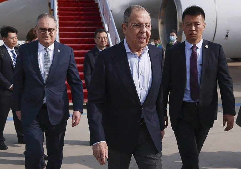 Russia’s Foreign Minister Visits Beijing to Emphasize Strong Ties Amid War in Ukraine