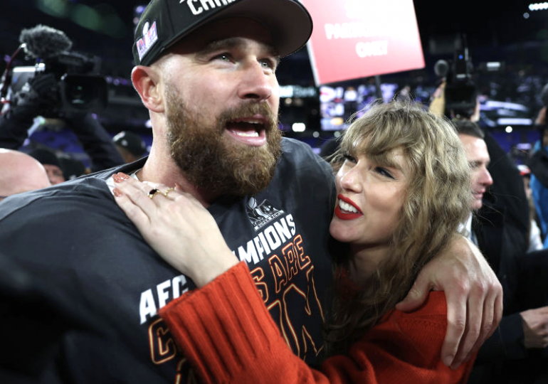 Taylor Swift Shares Previously Unseen Video Featuring Travis Kelce for Album Promotion