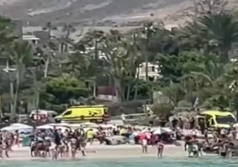 Tourist, 28, dies in horror jet ski crash on Canary Islands after losing control & smashing into rocks