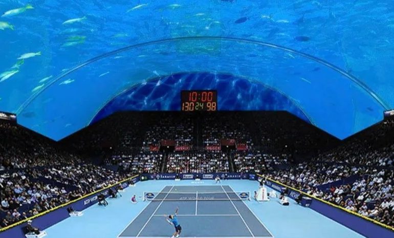 Inside crazy £2billion plan for world’s first UNDERWATER stadium in Dubai with 108ft glass roof looking out into ocean