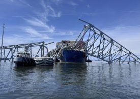 A Channel Has Opened for Vessels Clearing Wreckage at the Baltimore Bridge Collapse Site