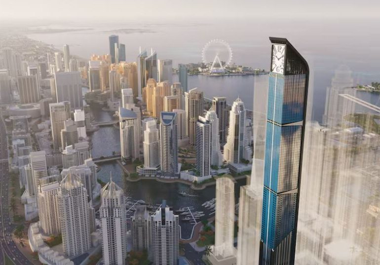 Holiday hotspot Dubai to build world’s tallest skyscraper CLOCK dubbed London Gate that is 5 times taller than Big Ben