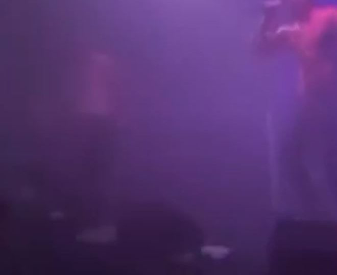 Shocking moment rapper ChillinIT’s wife shoves female fan off STAGE after she tried to dance with star