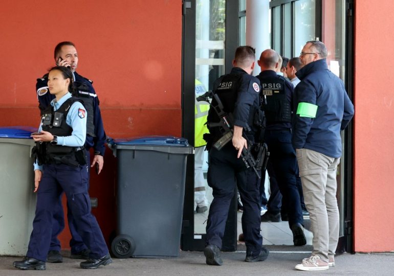 Horror as two girls, 6 & 11, stabbed in knife rampage in France as school placed on lockdown & armed cops swoop