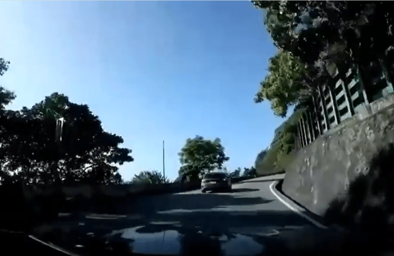Watch terrifying dashcam video as car gets CRUSHED by massive boulder in 7.4 magnitude Taiwan earthquake