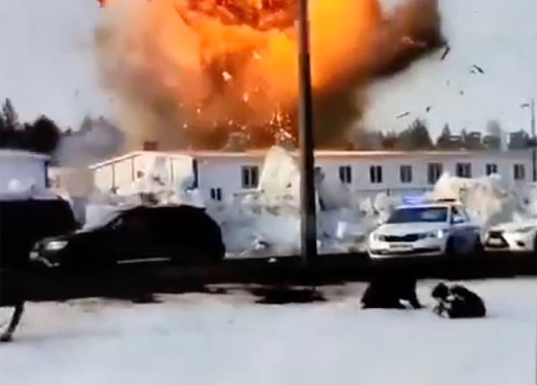 Dramatic moment Ukrainian drone plane hits Putin’s war factory deep inside Russia in fireball blast