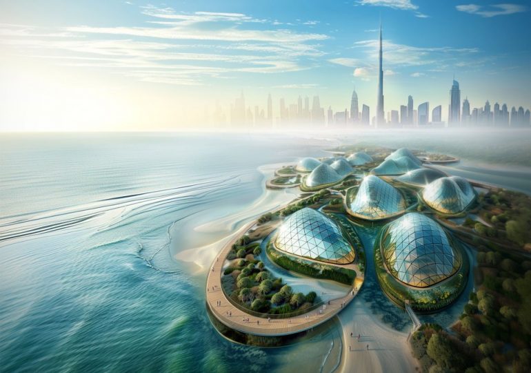 Dubai unveils world’s biggest beach project to build high-tech bio domes & turn 45 miles of coast into mangrove reefs