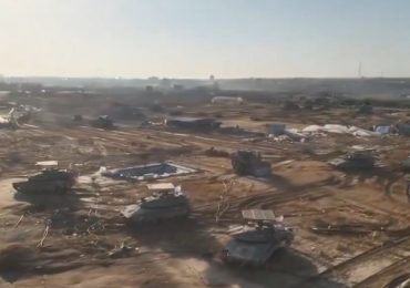 Chilling vid shows DOZENS of Israeli tanks & bulldozers from ‘Iron Tracks’ unit in dead of night ready for Rafah blitz