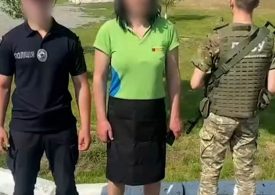 Watch moment Ukrainian ‘draft-dodger’ is snared trying to flee across border disguised as his SISTER to avoid frontline