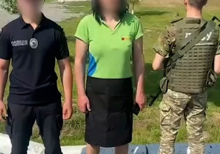 Watch moment Ukrainian ‘draft-dodger’ is snared trying to flee across border disguised as his SISTER to avoid frontline