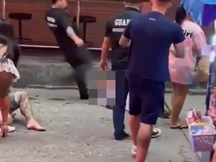 Horror moment Brit is brutally kicked in the head by bouncer at Thai bar leaving tourist ‘fighting for life’