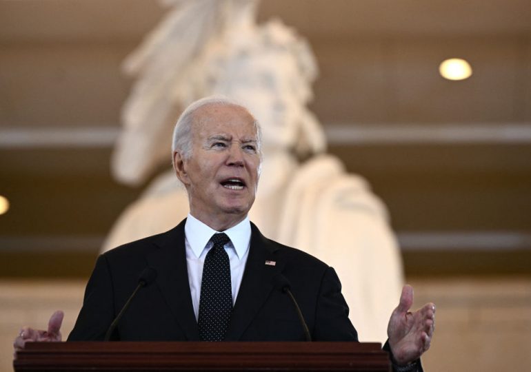 Biden Warns of ‘Ferocious’ Surge in Antisemitism in Holocaust Remembrance Speech