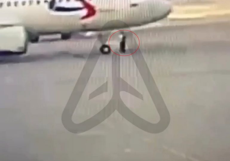 Shock moment airport ground handler, 21, is mown down by 77-ton Airbus A320 leaving him fighting for life & losing leg