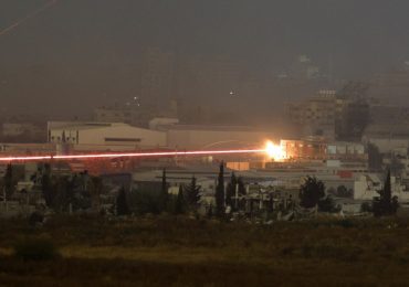 Dramatic picture shows laser-like Israeli strike hits house in Gaza as war continues in Rafah