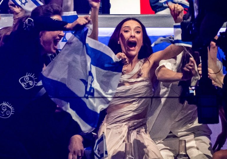 Israel Eurovision singer Eden Golan celebrates reaching final & is among favourites to WIN as cops clash with protesters