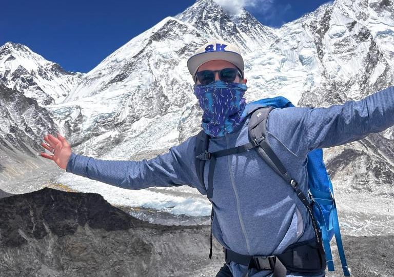 Brit climber, 40, and his Sherpa MISSING on Mount Everest after being ‘hit by falling ice’ during descent from summit