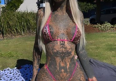 World’s most tattooed woman dubbed ‘Dragon Girl’ is getting her eyeballs inked AGAIN despite going blind the first time