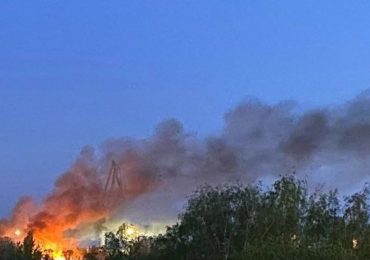 Moment massive inferno engulfs ANOTHER Russian oil depot as Ukraine strikes ‘airfield, ship & refinery’ in blow to Putin