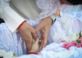 Heartbreaking moment mum holds body of daughter, 4, after toddler was struck by Russian missile shrapnel in Ukraine