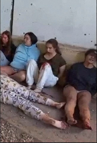 Horrifying moment Hamas fanatics threaten terrified captives saying ‘girls who can get pregnant… you are beautiful’