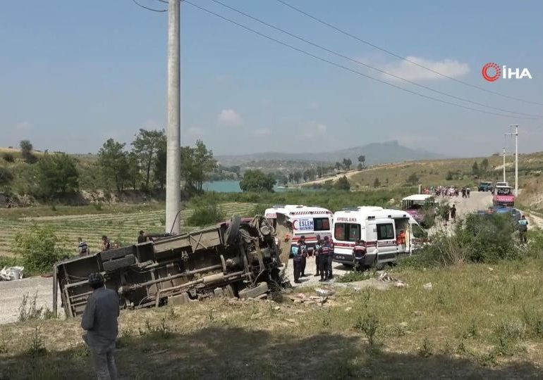 Horror minibus crash injures 11 Brits as man, 53, in critical condition when passengers ‘thrown from open-top vehicle’