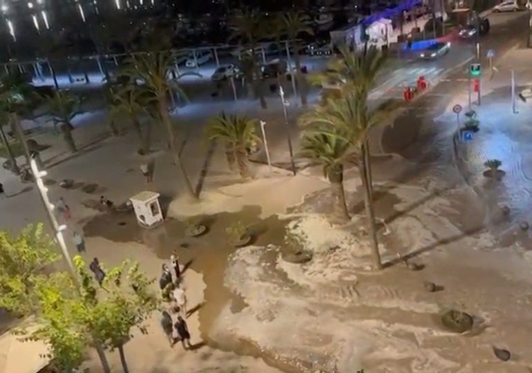 Majorca hit by ‘meteo-tsunami’ mega wave as shock vid shows ocean swallow up shore roads in tourist resort