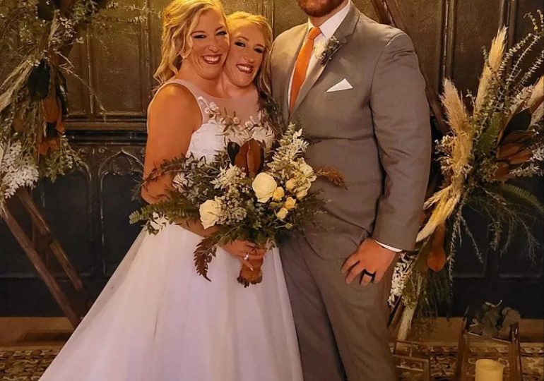 Conjoined twins hit back at trolls after one of them gets married in fairytale wedding to army veteran