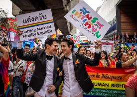 Thousands Celebrate Pride in Bangkok With Historic Marriage Equality Law on the Horizon