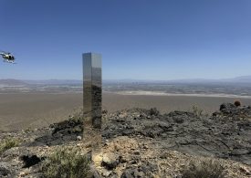 Origin of Shiny Monolith Removed From Mountains Outside Las Vegas Remains a Mystery