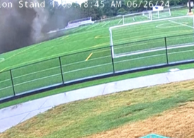 Giant Sinkhole Swallows the Center of a Soccer Field in Illinois