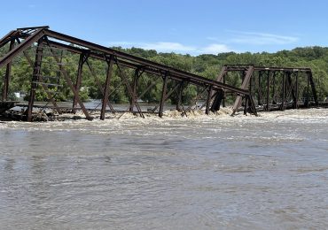 Midwestern Flooding Collapses a Bridge and Kills at Least Two