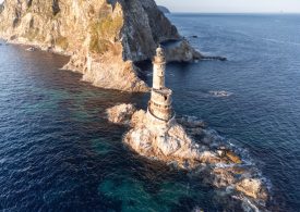 Inside creepy abandoned ‘nuclear-powered’ lighthouse perched on remote rock in Russia’s far east left to rot