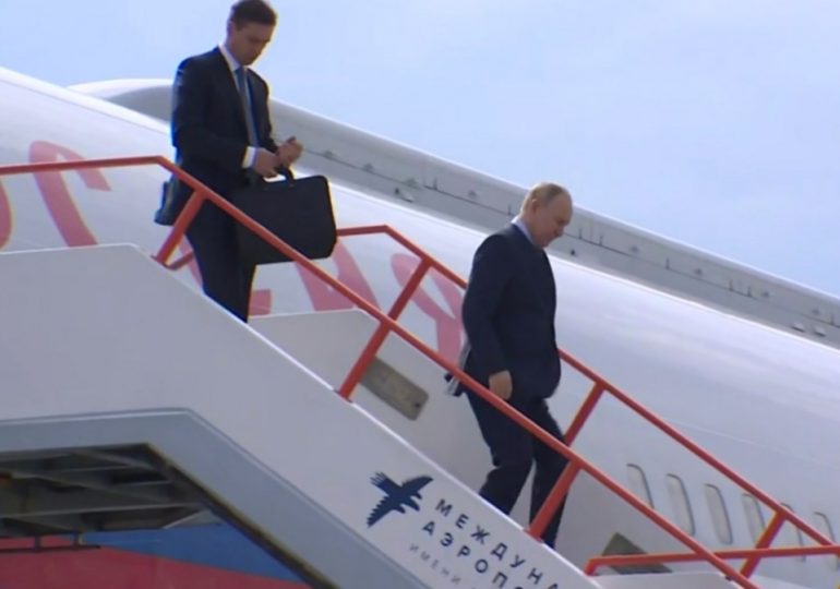 Putin jets in for first North Korea visit in 24 YEARS ahead of ‘new world order’ alliance talks with Kim Jong-un