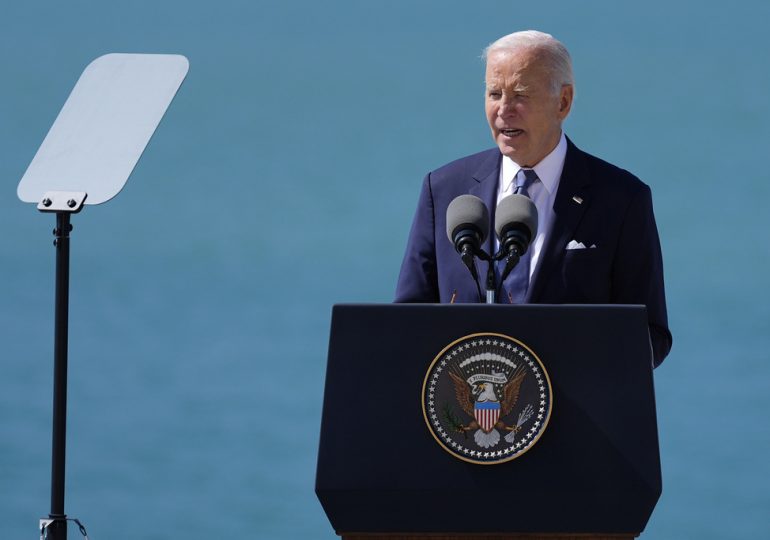 Biden Looks to Pointe du Hoc to Inspire Push for Democracy Abroad and at Home