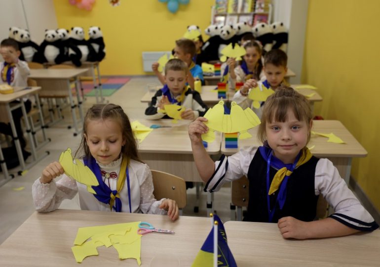 Ukraine’s first ‘bomb-proof’ underground school opens its doors near war-ravaged Kharkiv