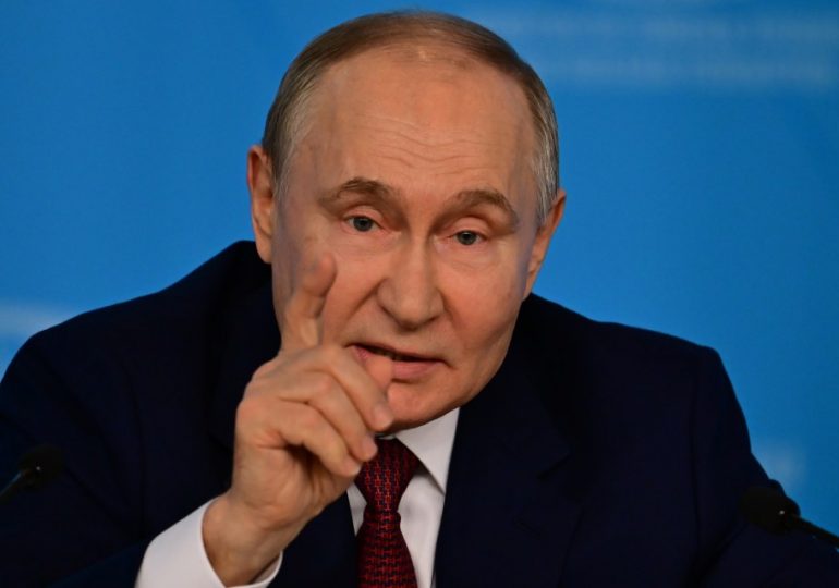 Putin reveals CEASEFIRE terms after West’s $50bn vow to back Ukraine to the end…but issues ‘point of no return’ warning