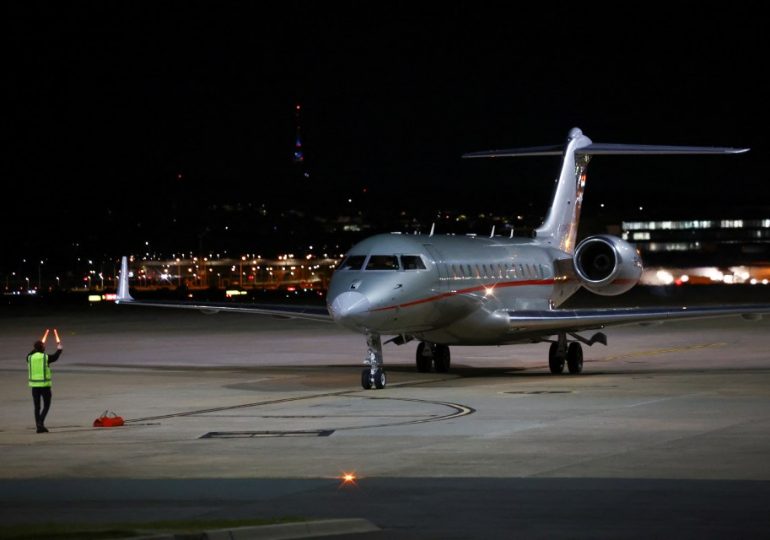 WikiLeaks founder Julian Assange’s plane touches down in Australia as he returns home after 14 year spy charge battle